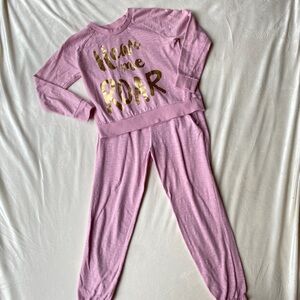 Gymboree Pink and Gold Roar Set